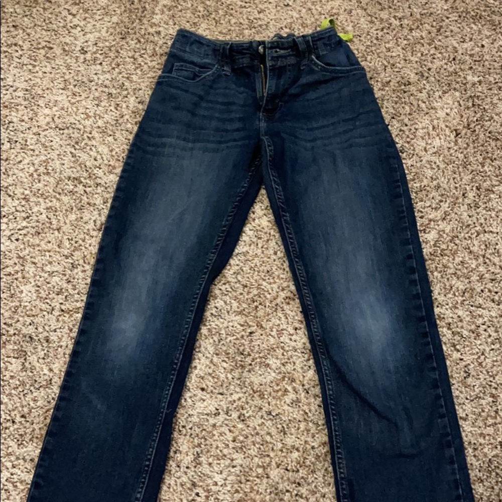 4 pairs boys Lee jeans 12 slim adjustable waist - Picture 6 of 6